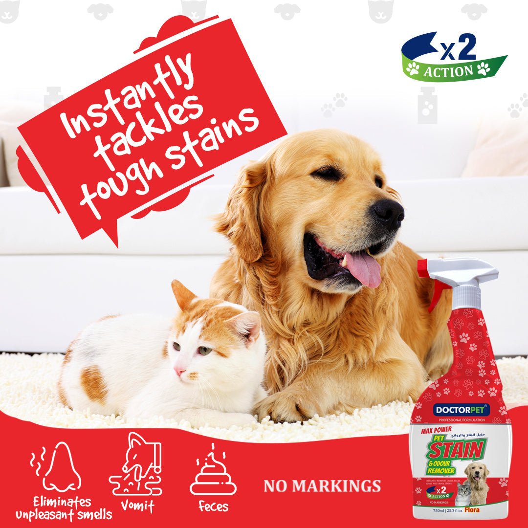 Pet Stain & Odour Remover Flora - Shopivet.com