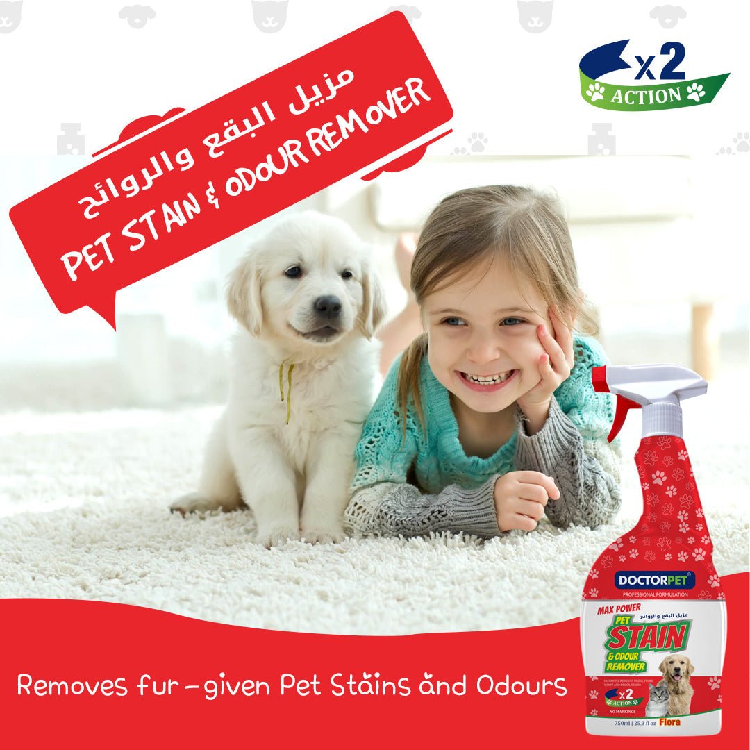 Pet Stain & Odour Remover Flora - Shopivet.com