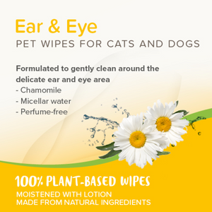 Pet Wipes Ear & Eye (30 Wipes)
