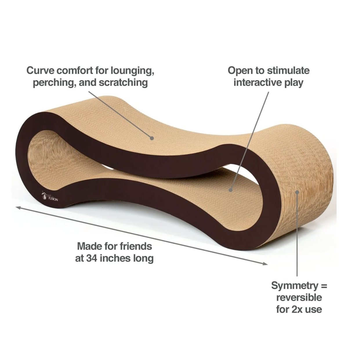 PetFusion Cat Scratcher Lounge – Deluxe - Shopivet.com