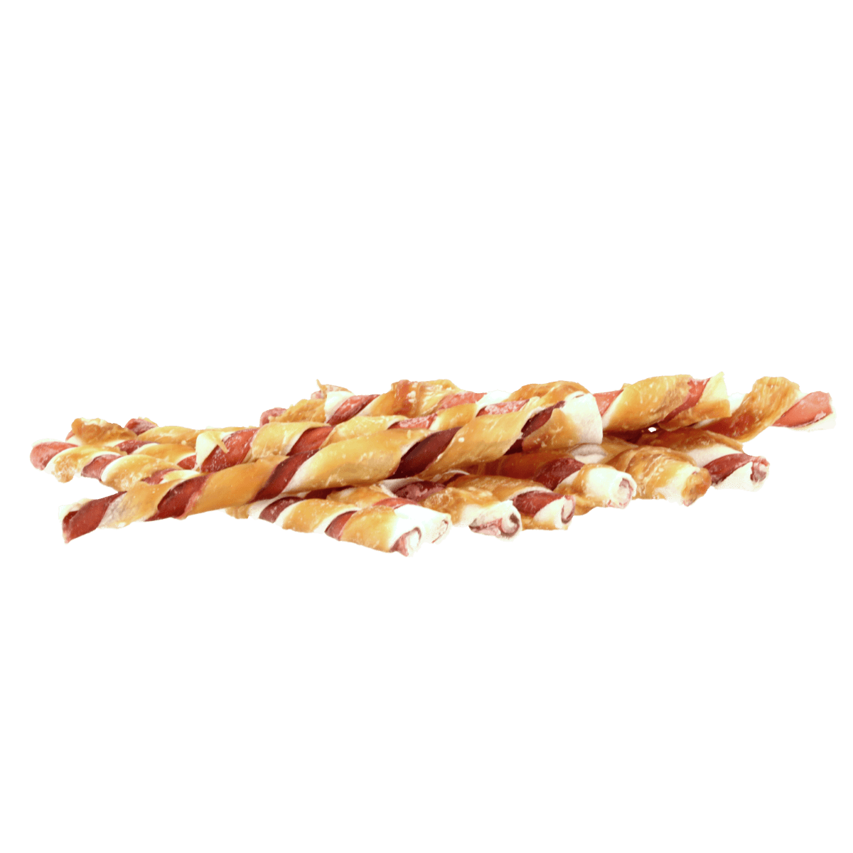 Pets Unlimited Tricolor Chewy Stick with Chicken Small Dog Treats 10pcs - Shopivet.com