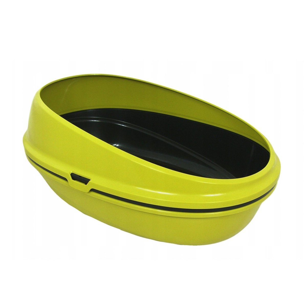 Pin Up Luxo Open Cat Litter Box (59cm × 39.5cm × 27cm) - mustard - Shopivet.com