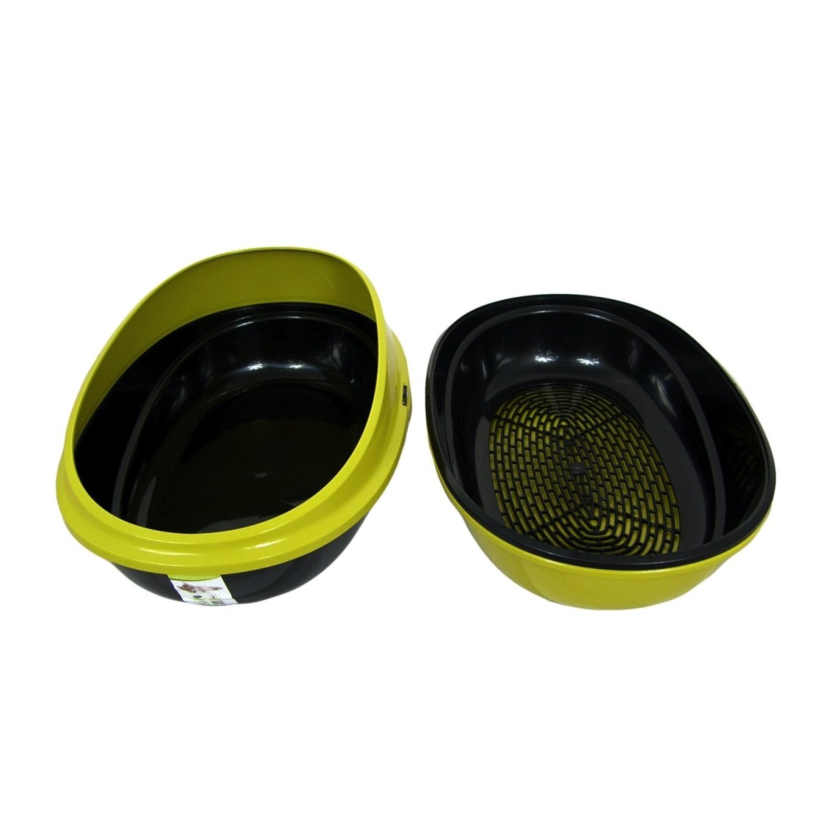 Pin Up Luxo Open Cat Litter Box (59cm × 39.5cm × 27cm) - tan - Shopivet.com