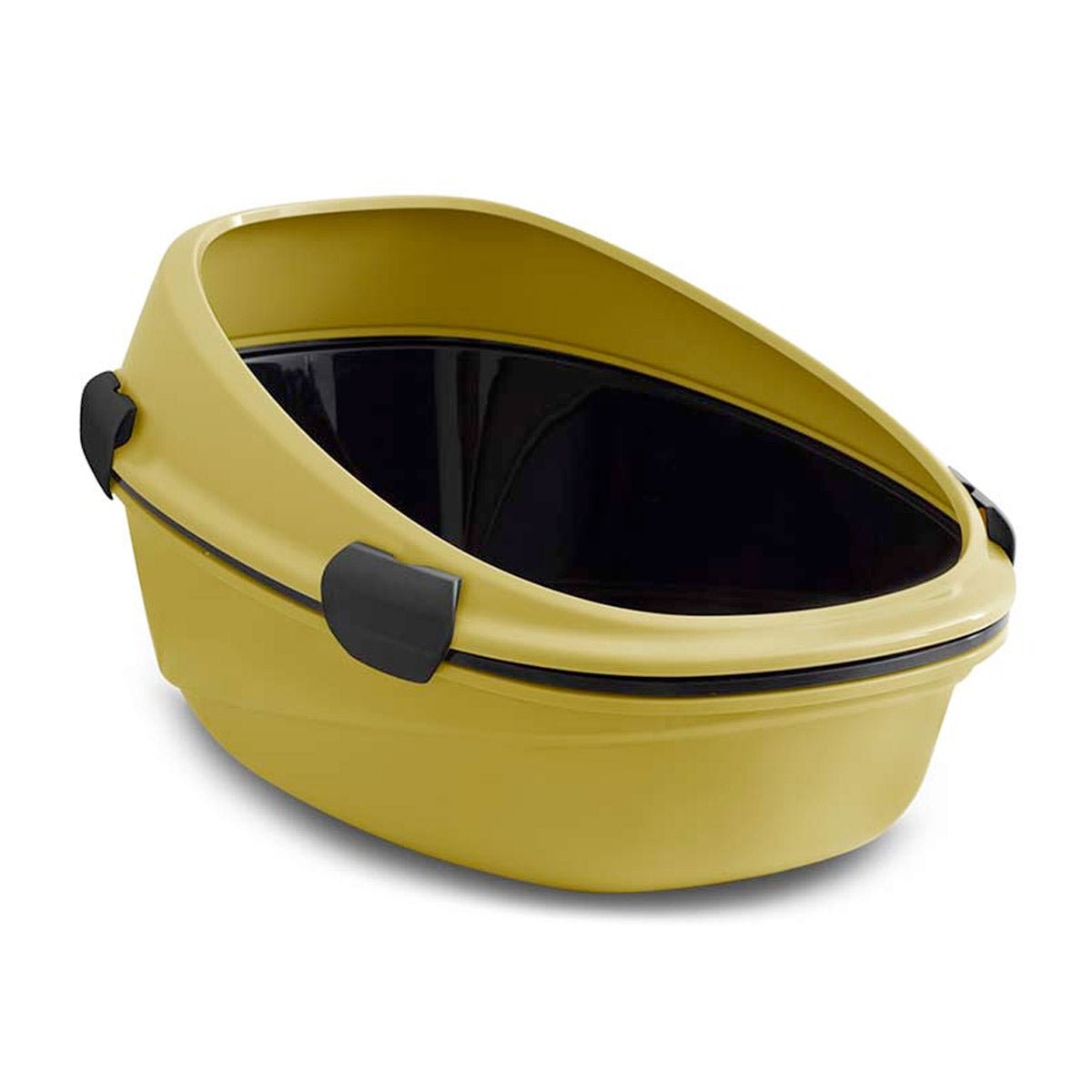 PinUp Maxi Luxo Open Cat Litter Box (66cm × 49cm × 36cm) - mustard - Shopivet.com