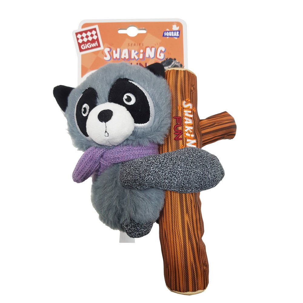 Plush toy with squeaker inside – Raccoon - Shopivet.com