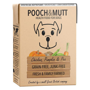 Pooch & Mutt Chicken, Pumpkin & Pea Complete Wet Dog Food 375g - 375g - Shopivet.com