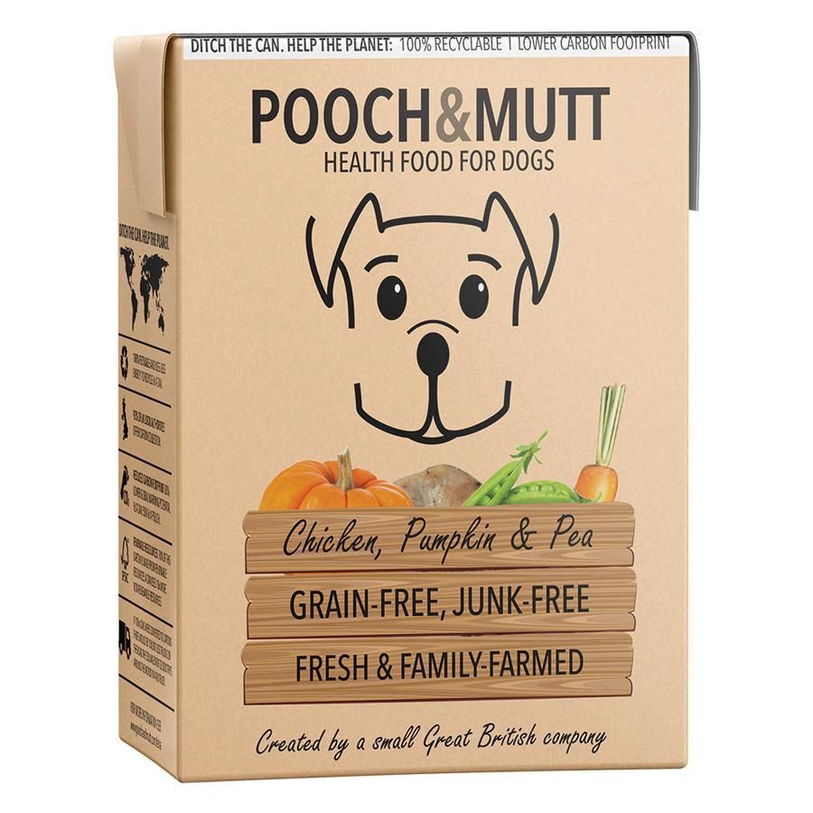 Pooch & Mutt Chicken, Pumpkin & Pea Complete Wet Dog Food 375g - 375g - Shopivet.com