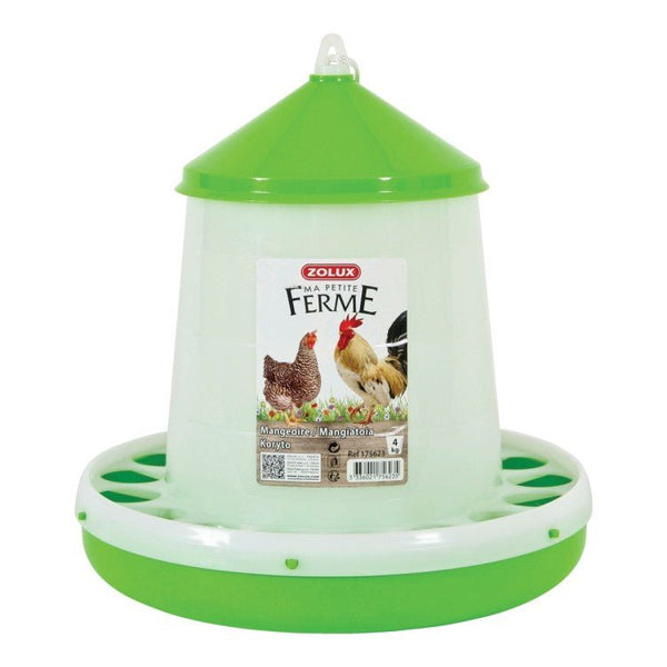 Poultry Silo Feeder - 4KG - Shopivet.com