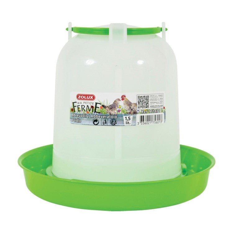 Poultry Water Drinker - 1.5L - Shopivet.com