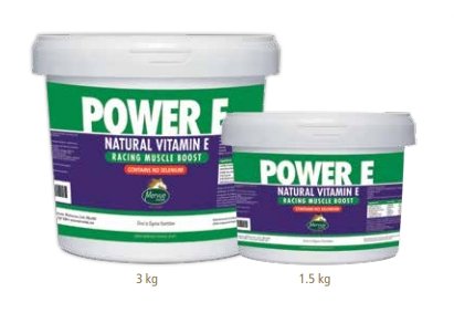 Power E Natural Vitamin E + Carnitine to boost the metabolism 1.5kg - Shopivet.com