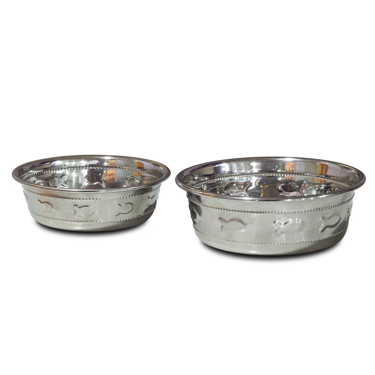Premium Bowl Fish Embossed - 530 ML - Shopivet.com