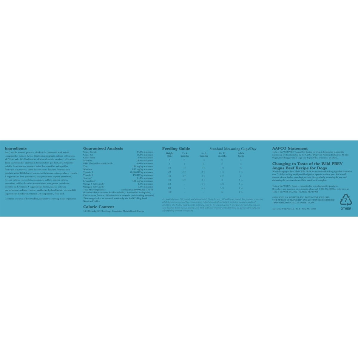 PREY Angus Beef Limited Ingredient Formula - 3.63kg (8 lbs) - Shopivet.com