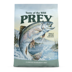 PREY Trout Limited Ingredient Formula for Dogs - 11.4kg(25 lbs) - Shopivet.com