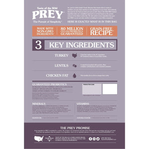 PREY Turkey Limited Ingredient Formula for Cats - 6.8kg(15 lbs) - Shopivet.com