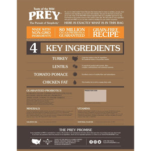 PREY Turkey Limited Ingredient Formula for Dogs - 3.63kg (8 lbs) - Shopivet.com