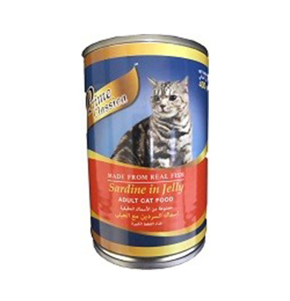 Prime Classica Cat Cans - Mackerel with Tuna White Meat in Jelly Flavor - Shopivet.com