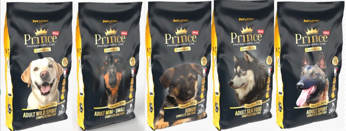 Prince Plus Adult Dog Food 20kg - Prince Plus Adult Sport 20kg - Shopivet.com