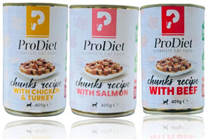 PRO DIET Cat Chunks wet food 405g - Shopivet.com
