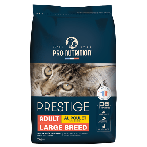Pro nutrition Prestige Cat Adult Large Breed With Chicken 2Kg - Shopivet.com