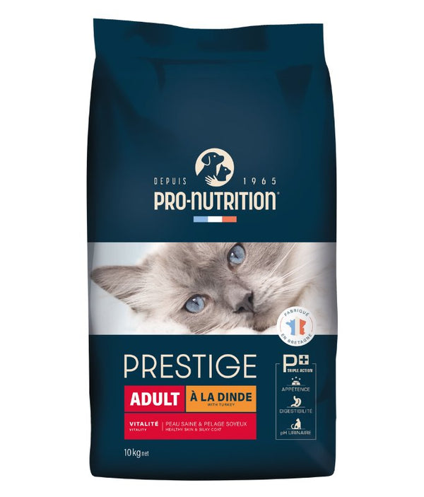 Pro nutrition Prestige Cat Adult Turkey 10Kg - Shopivet.com