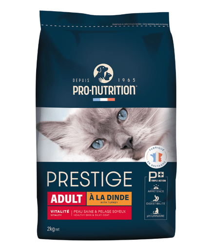 Pro nutrition Prestige Cat Adult Turkey 2Kg - Shopivet.com