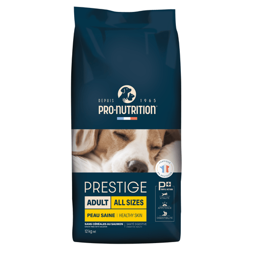 Pro nutrition Prestige Dog Adult All Size Healthy Skin Salmon 12Kg - Grain Free - Shopivet.com