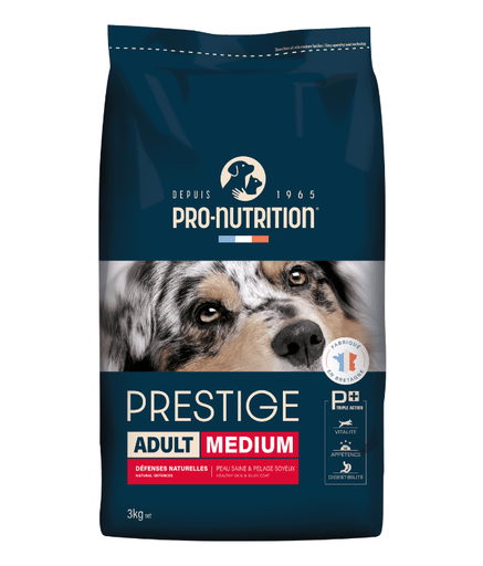 Pro nutrition Prestige Dog Adult Medium 3Kg - Shopivet.com