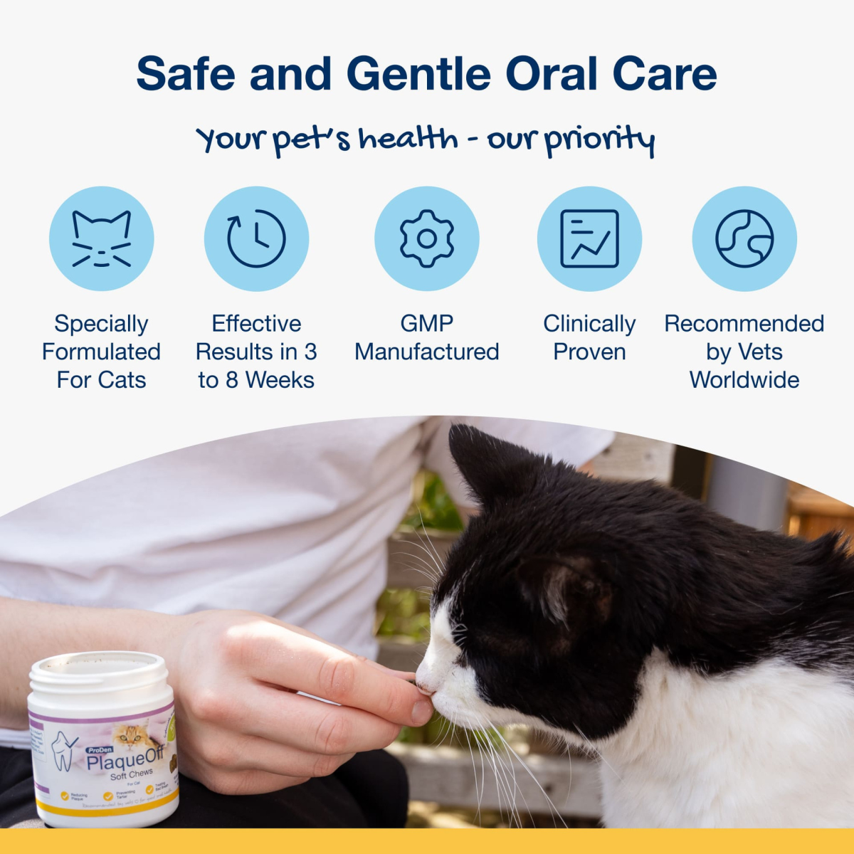 ProDen PlaqueOff Soft Chews for Cats - 120 chews, 90 g