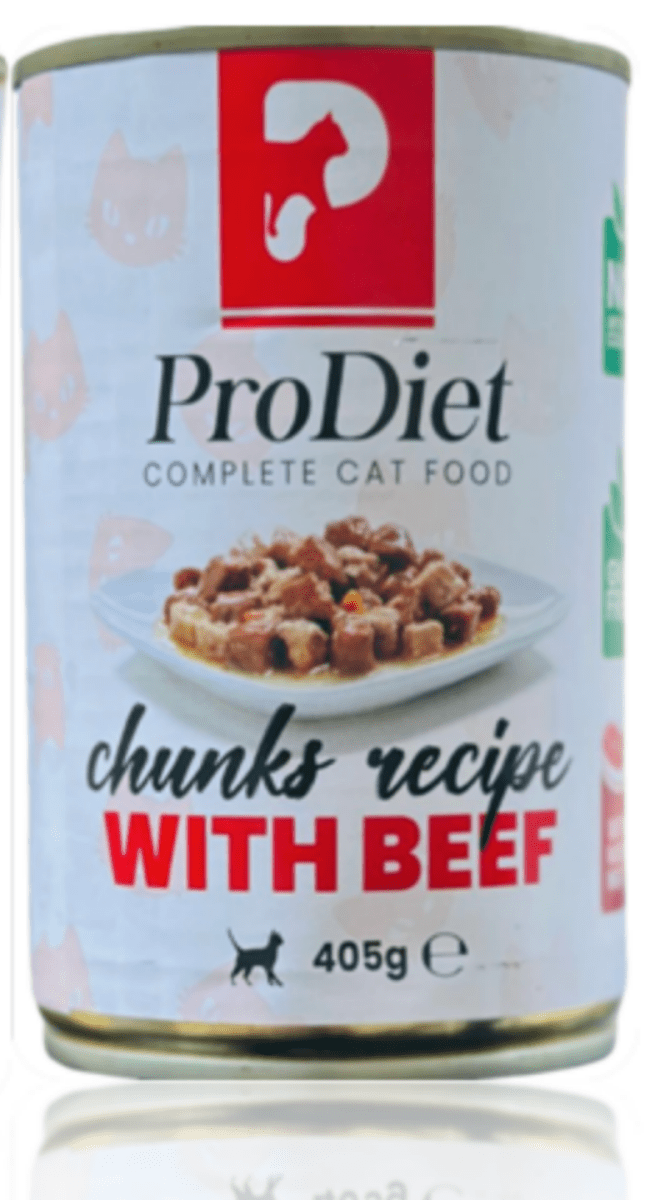 PRODIET Cat Chunks wet food 405g - Shopivet.com