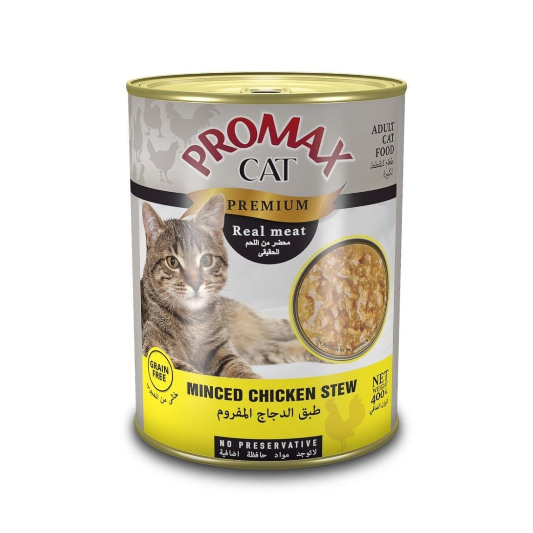 PROMAX CAT PREMIUM MINCED STEW 400G - Shopivet.com