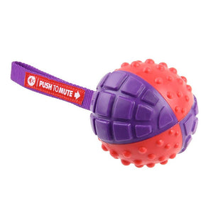 Push To Mute Regular Ball Solid Red/Purple - Shopivet.com