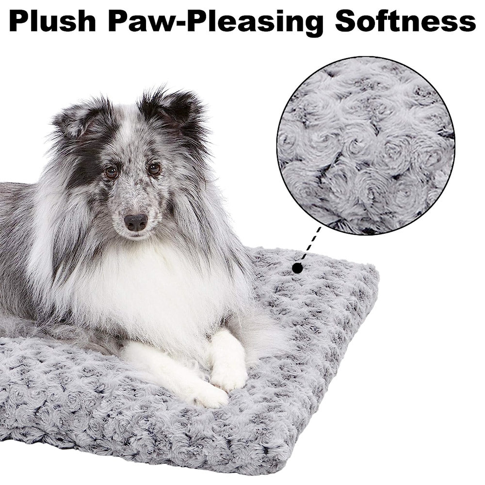 QuietTime® Deluxe Ombré Swirl Pet Bed – Grey - 22 inch - Shopivet.com