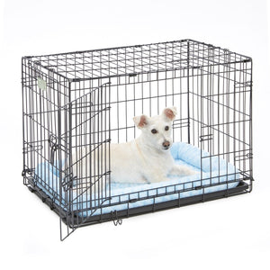 QuietTime Deluxe Powder Blue Bolster Bed – 30″ - Shopivet.com
