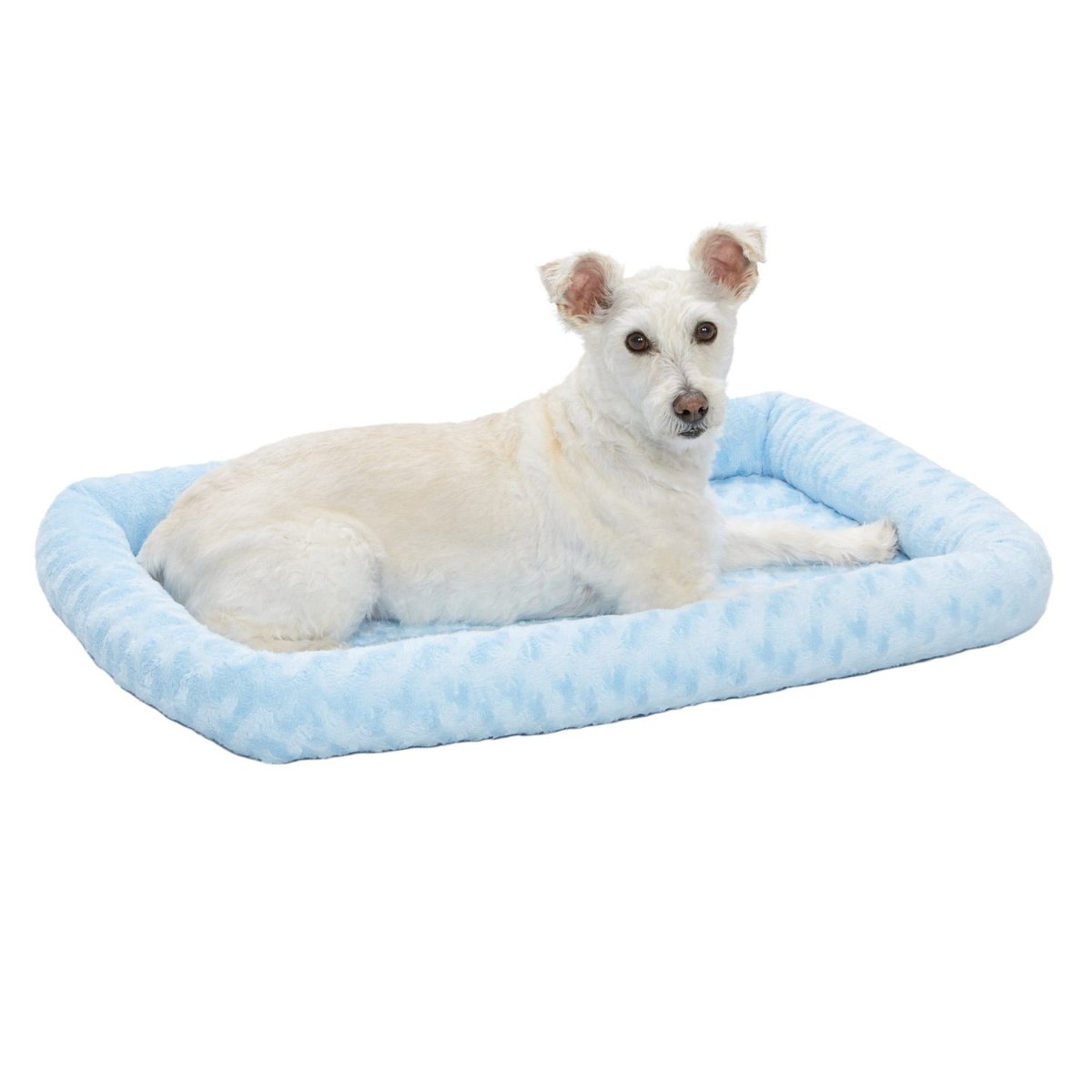 QuietTime Deluxe Powder Blue Bolster Bed – 30″ - Shopivet.com
