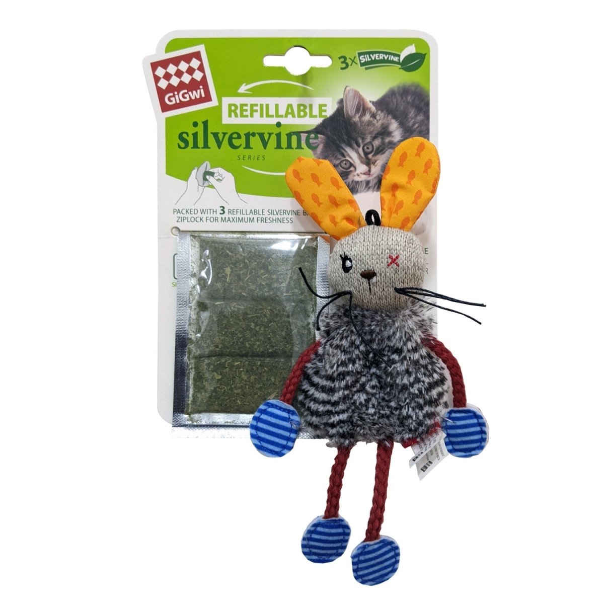 Rabbit Refillable Slivervine with 3 Slivervine teabags in ziplock bag - Shopivet.com
