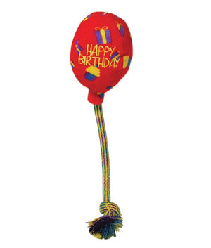 Kong Occasions Birthday Balloon Dog Toy - RED LARGE