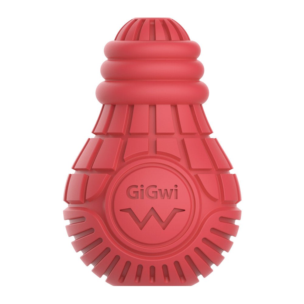 Red Bulb Dispensing Treat Dog Toy – Medium - Shopivet.com