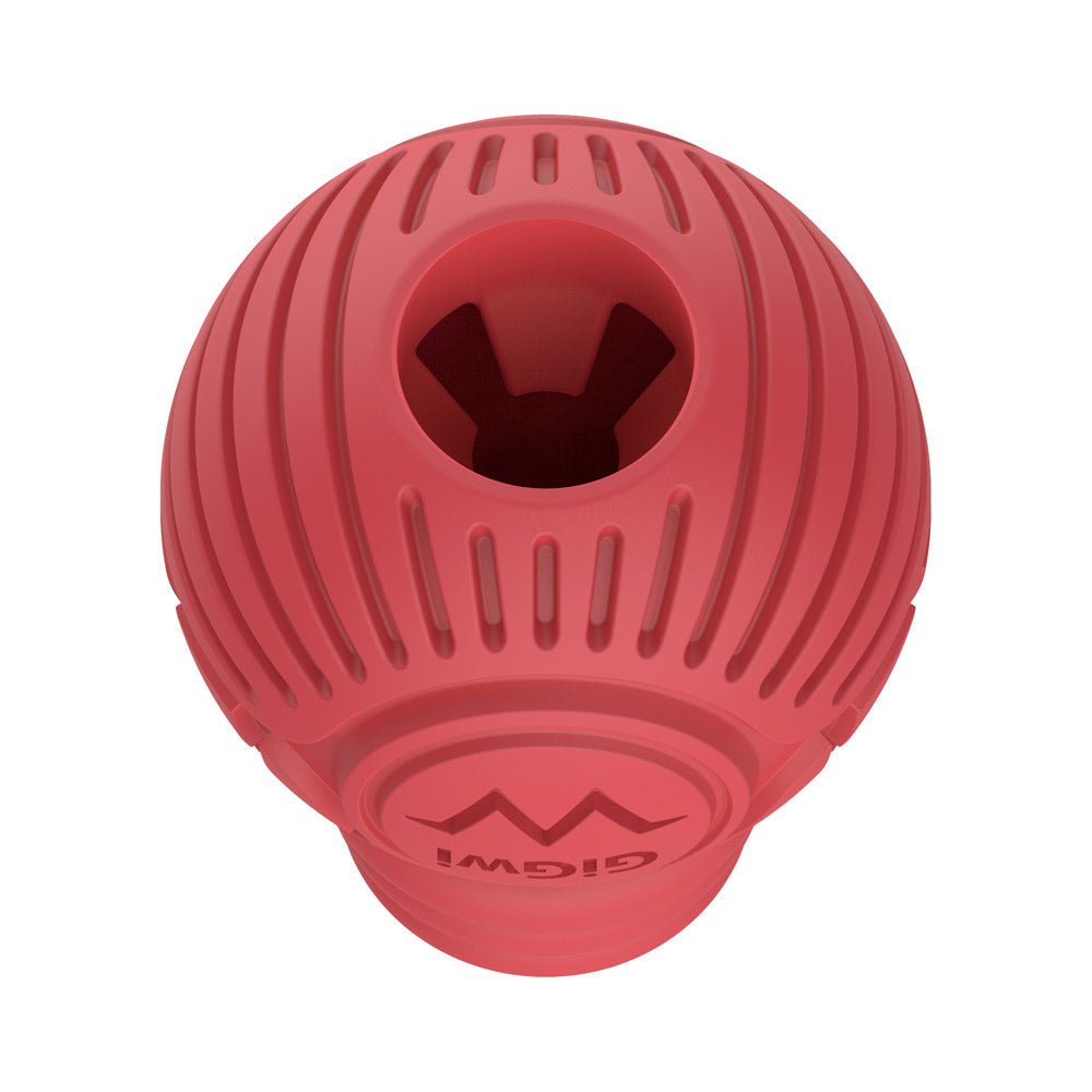 Red Bulb Dispensing Treat Dog Toy – Medium - Shopivet.com