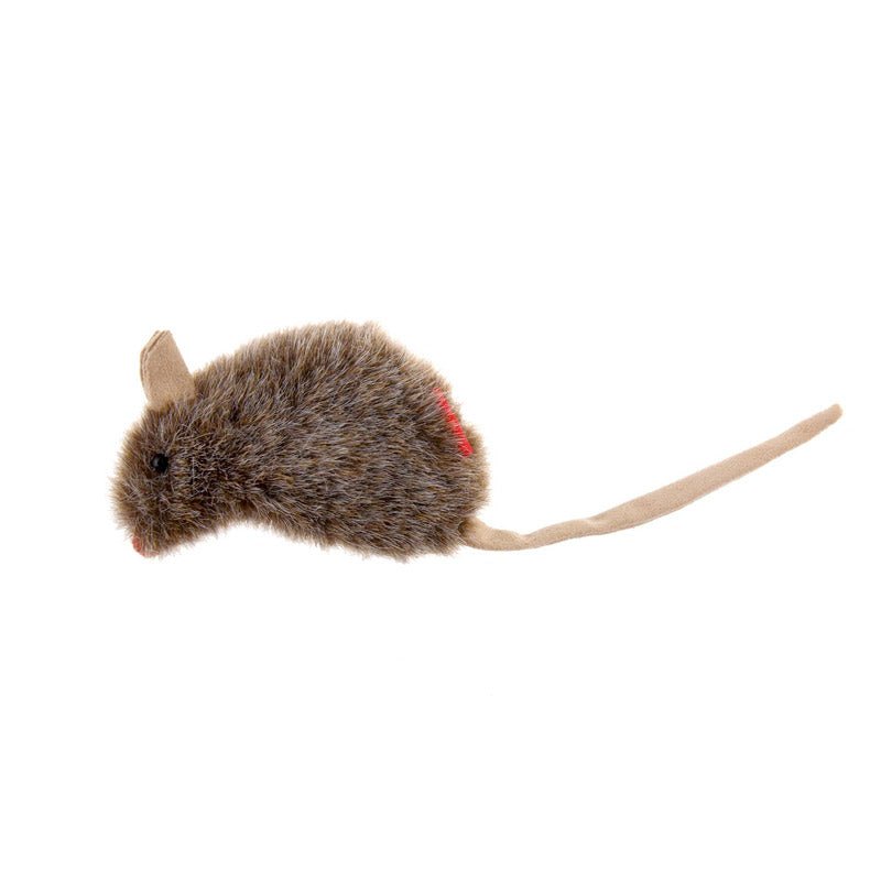 Refillable Catnip (Mouse) with 3 catnip teabags in ziplock bag - Shopivet.com