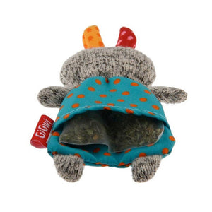 Refillable Catnip (Rabbit) with 3 catnip teabags in ziplock bag - Shopivet.com