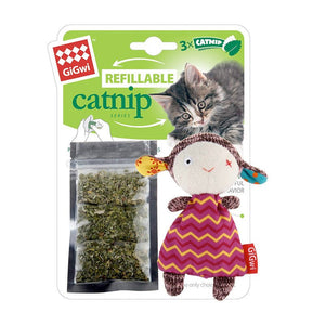 Refillable Catnip (Sheep) with 3 Catnip Teabags in Ziplock bag - Shopivet.com