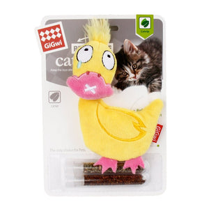 Refillable Duck with Changeable Catnip Bag & Silvervine Stick - Shopivet.com