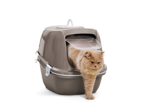 Savic Reina Sift Cat Toilet Home - Grey