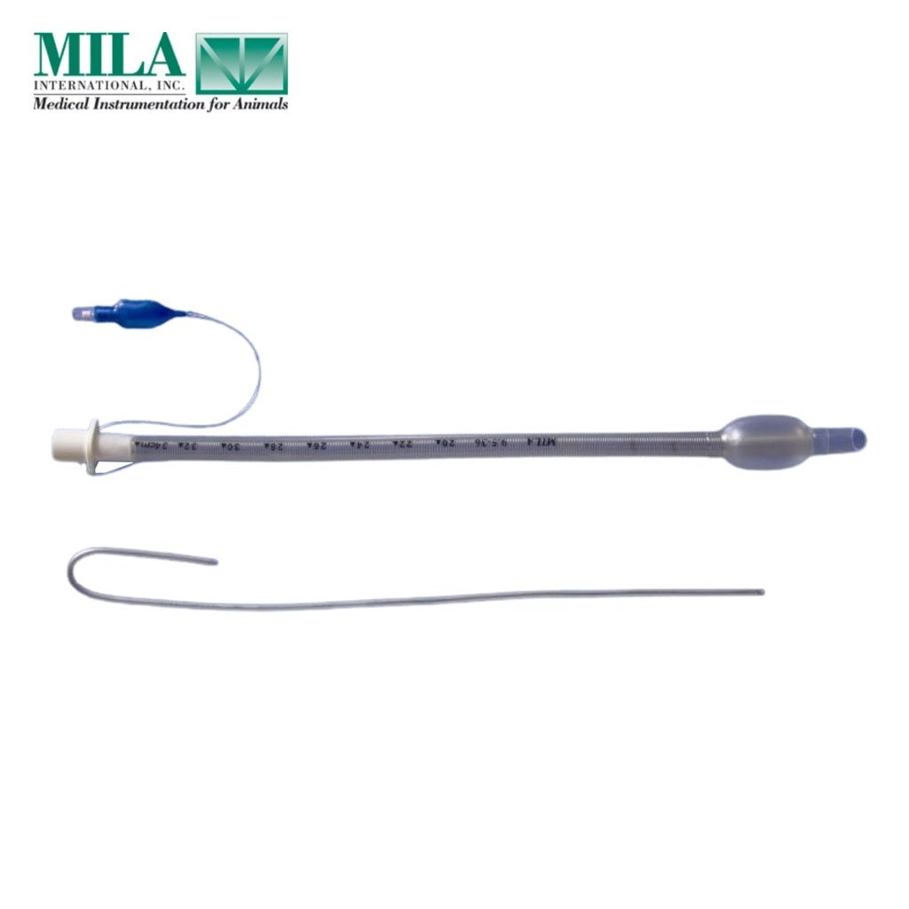 Reinforced Endotracheal Tubes with Malleable Stylet 2.5mm ID, 4.5mm OD - 13Fr x 19.5cm (7.6in) - Shopivet.com