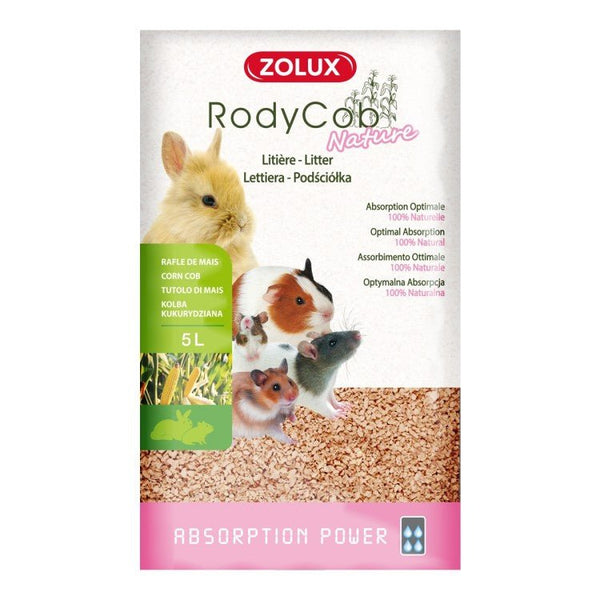 Rodent Litter RodyCob Natural 5 L - Shopivet.com