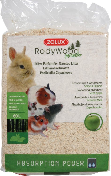 Rodent Litter Rodywood 60L - Shopivet.com