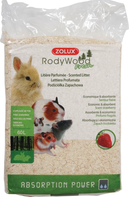 Rodent Litter Rodywood 60L - Shopivet.com