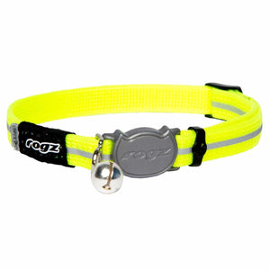 Rogz Alley Cat Reflective Cat Collar Small - Dayglo Small - Shopivet.com