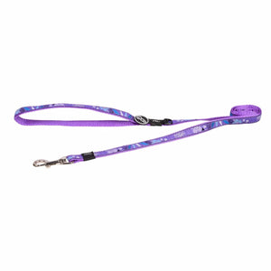 Rogz FancyDress Classic Dog Lead Forest Purple - Medium - Shopivet.com