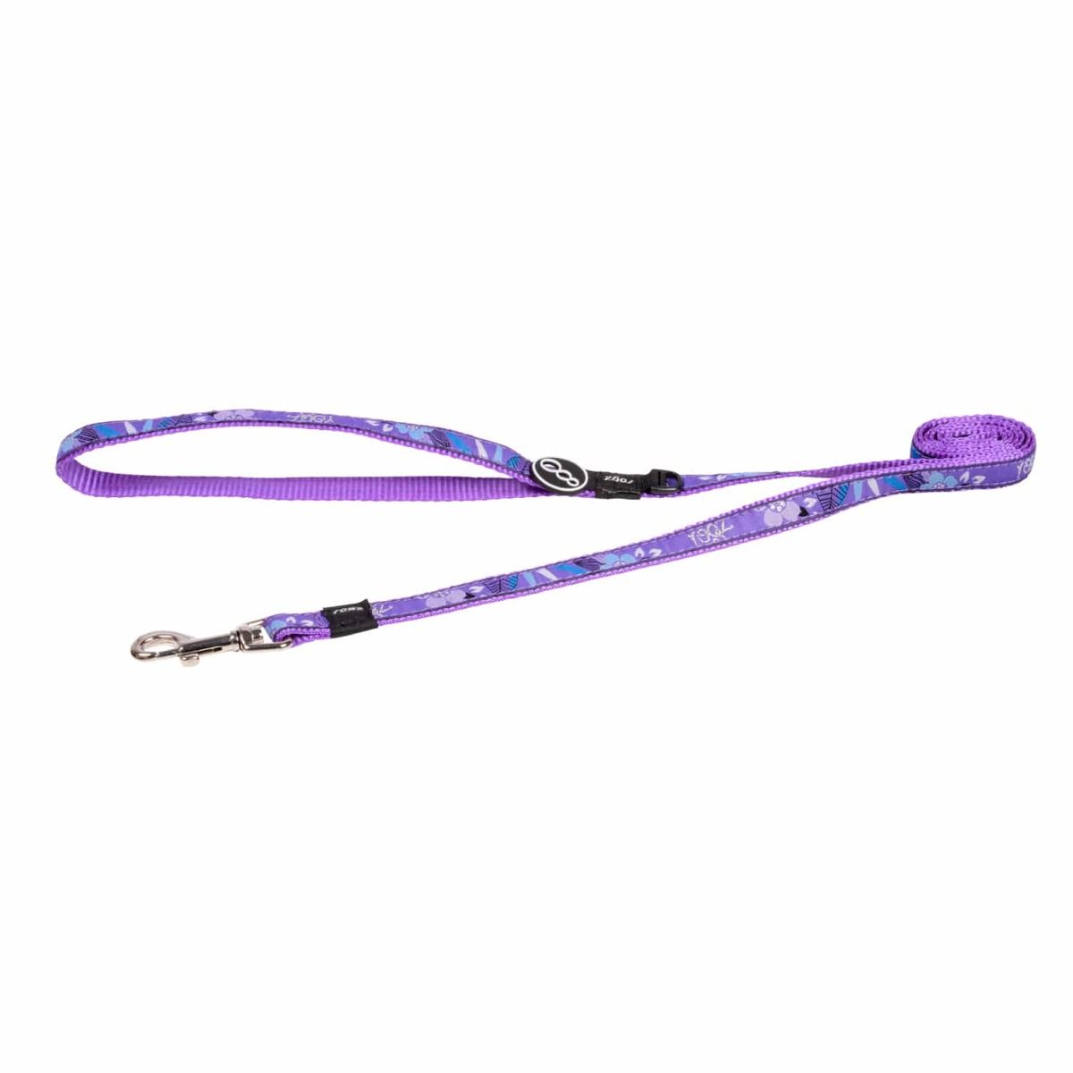 Rogz FancyDress Classic Dog Lead Forest Purple - Small - Shopivet.com
